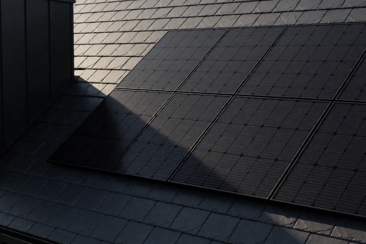 Solar integration on slate roofing